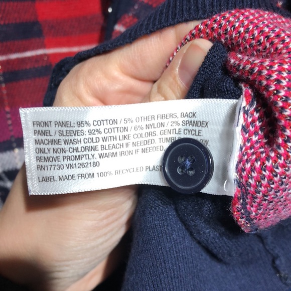 💐Raglan Plaid Cardigan - Picture 3 of 4